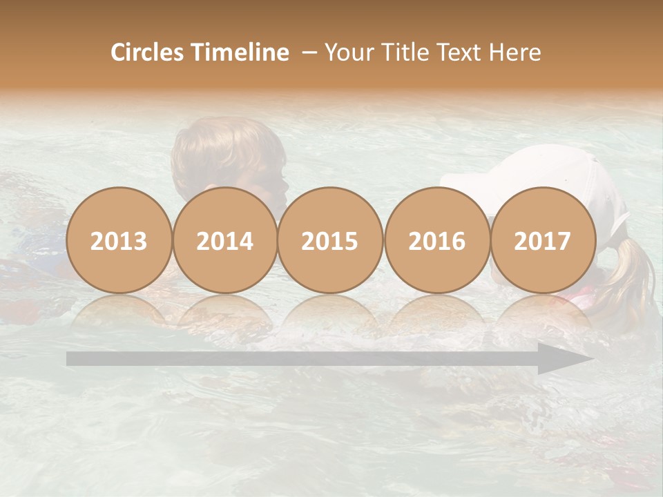 Retired Sand Life PowerPoint Template