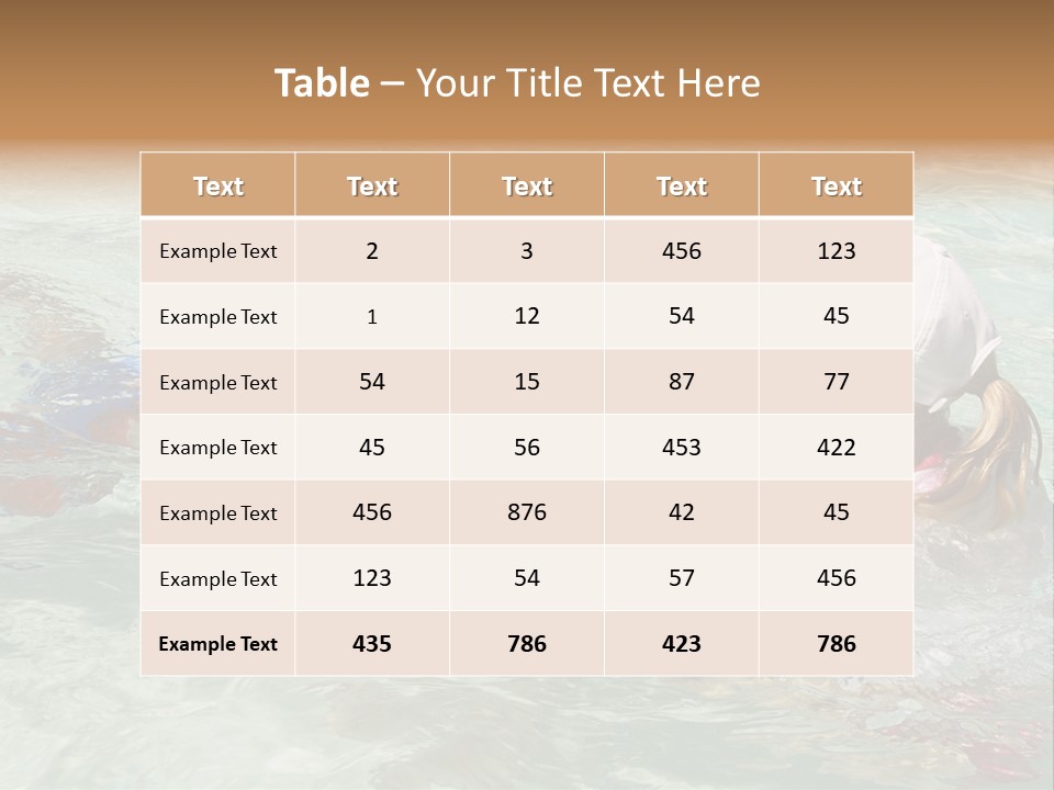 Retired Sand Life PowerPoint Template