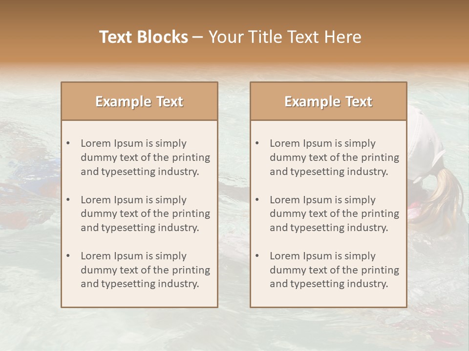 Retired Sand Life PowerPoint Template