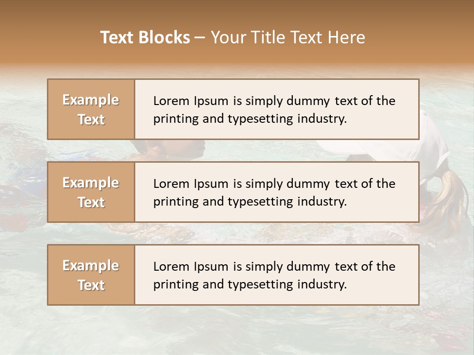 Retired Sand Life PowerPoint Template