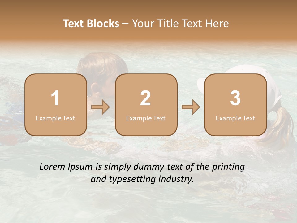 Retired Sand Life PowerPoint Template