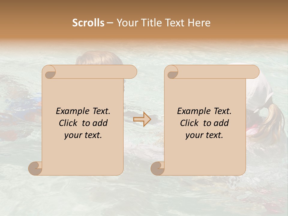 Retired Sand Life PowerPoint Template