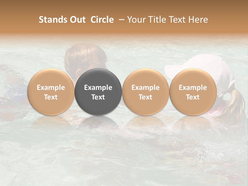Retired Sand Life PowerPoint Template