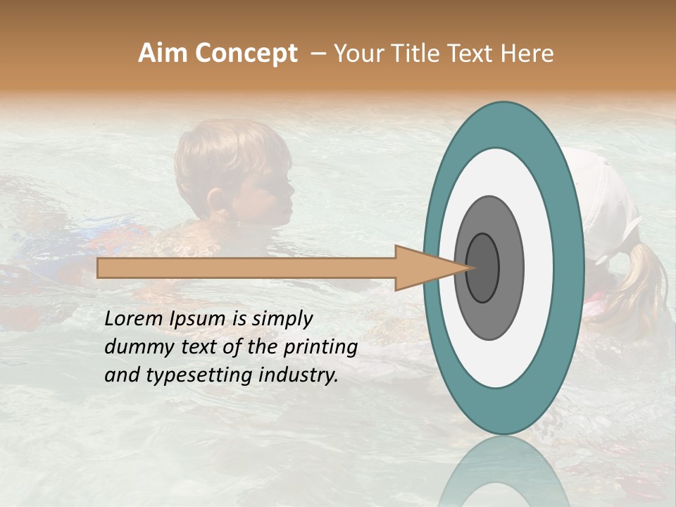 Retired Sand Life PowerPoint Template