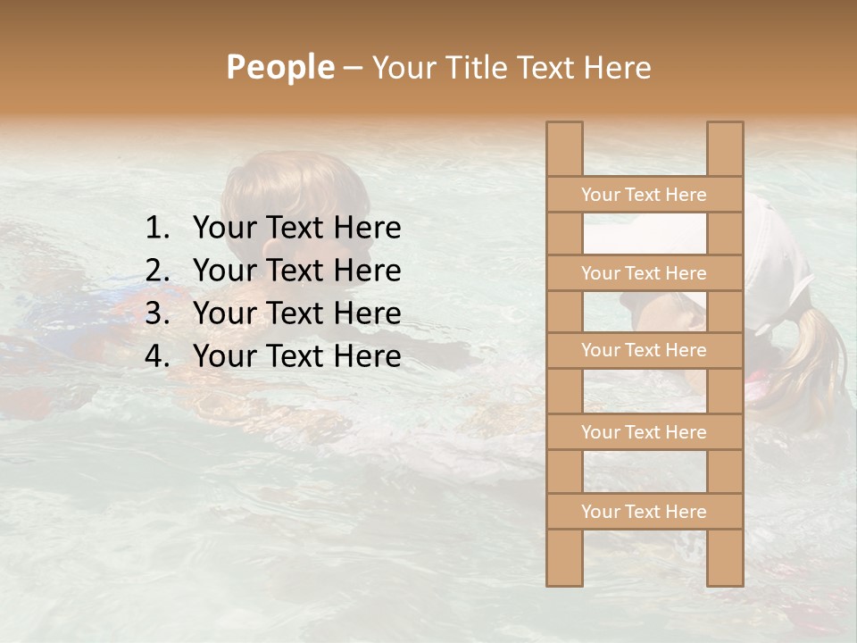 Retired Sand Life PowerPoint Template