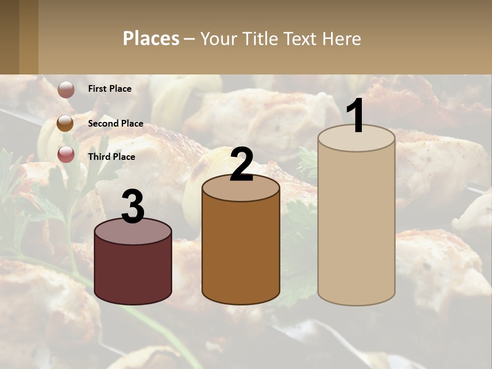 Pensioner Beach Family PowerPoint Template