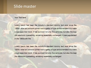 Pensioner Beach Family PowerPoint Template