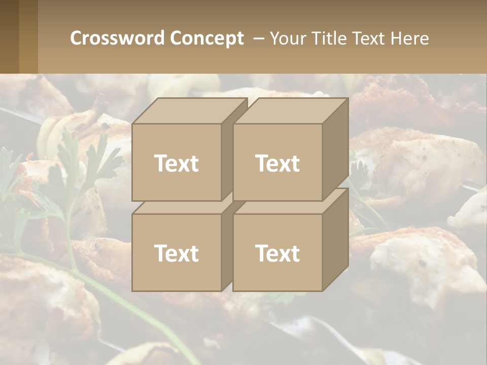 Pensioner Beach Family PowerPoint Template