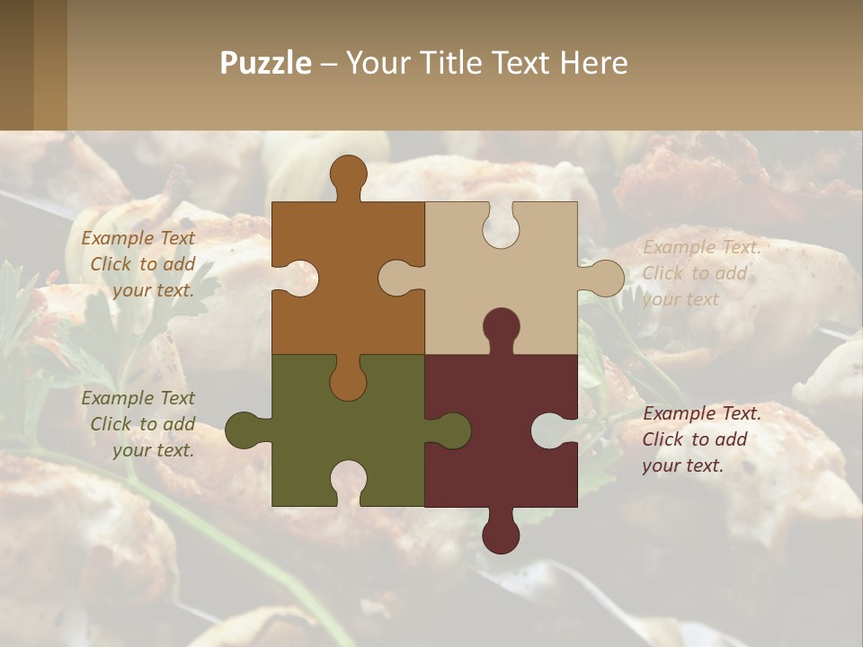 Pensioner Beach Family PowerPoint Template