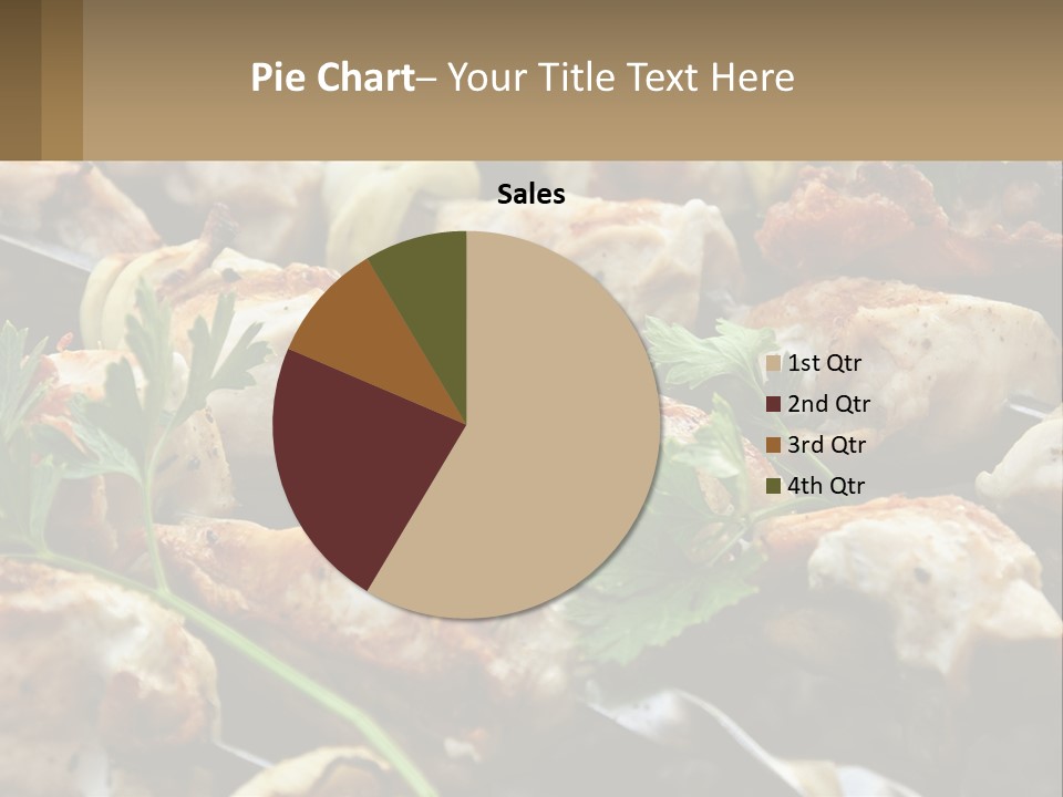 Pensioner Beach Family PowerPoint Template