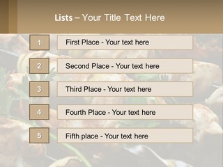 Pensioner Beach Family PowerPoint Template