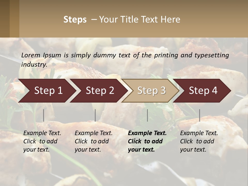 Pensioner Beach Family PowerPoint Template