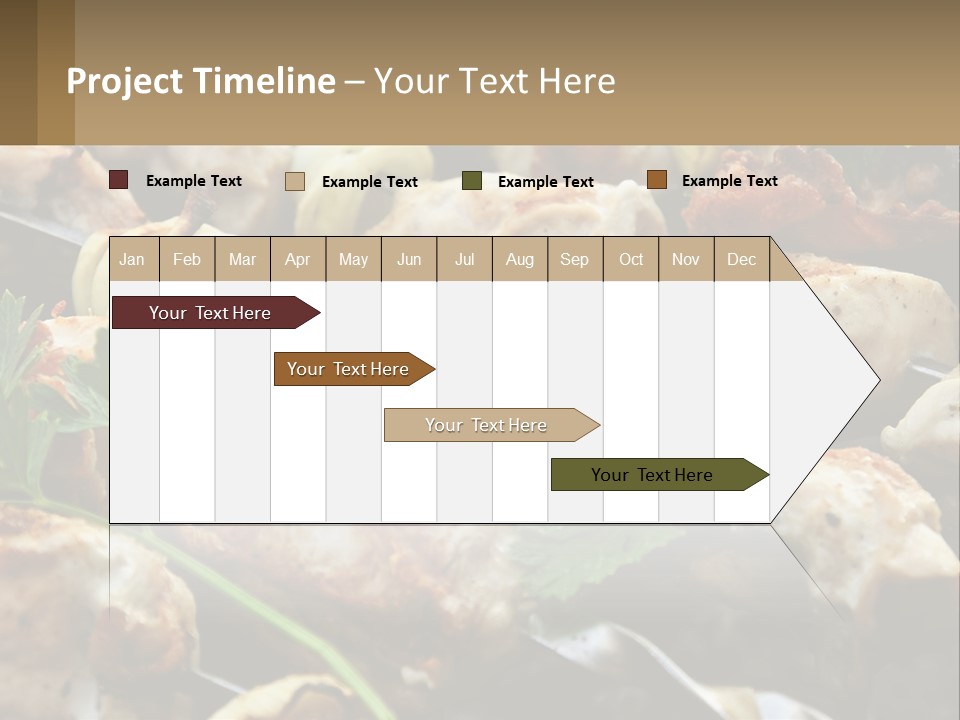 Pensioner Beach Family PowerPoint Template