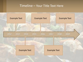 Pensioner Beach Family PowerPoint Template