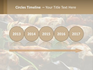 Pensioner Beach Family PowerPoint Template