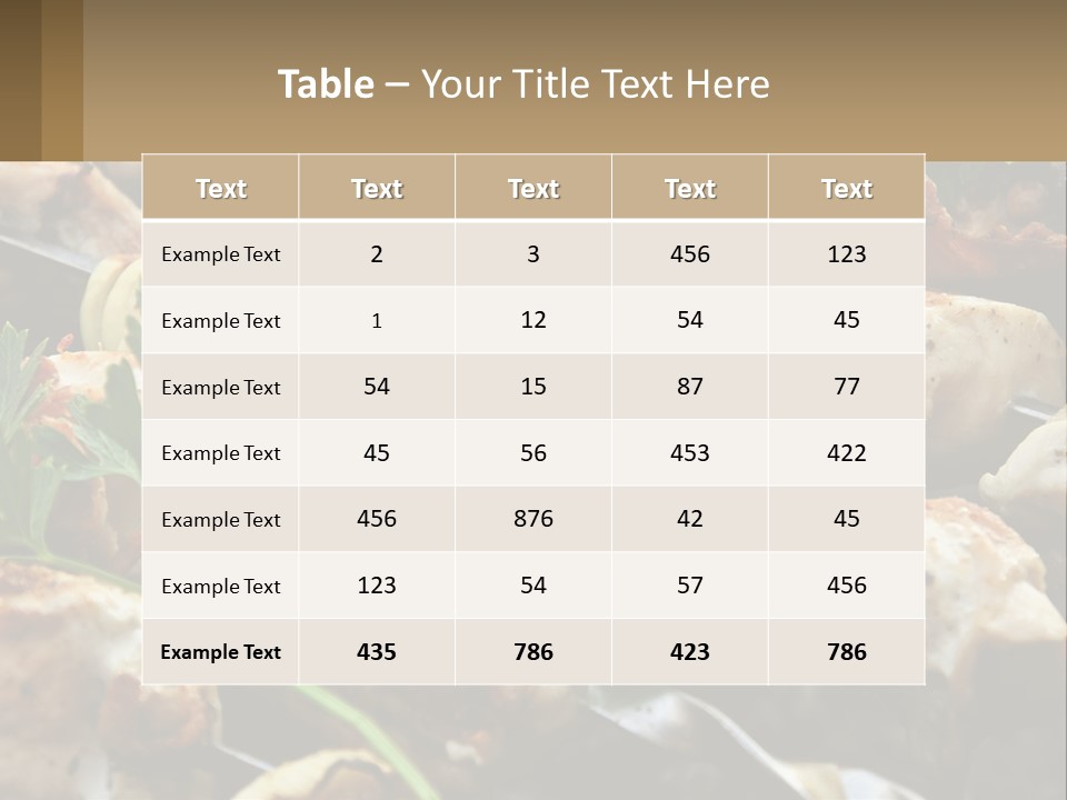 Pensioner Beach Family PowerPoint Template