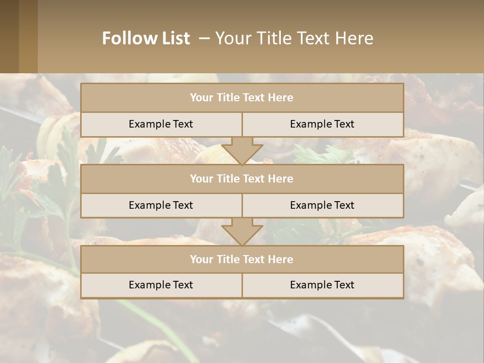 Pensioner Beach Family PowerPoint Template