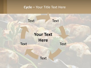 Pensioner Beach Family PowerPoint Template