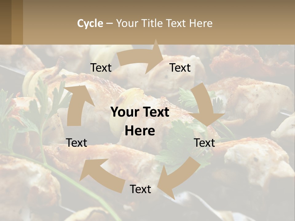 Pensioner Beach Family PowerPoint Template