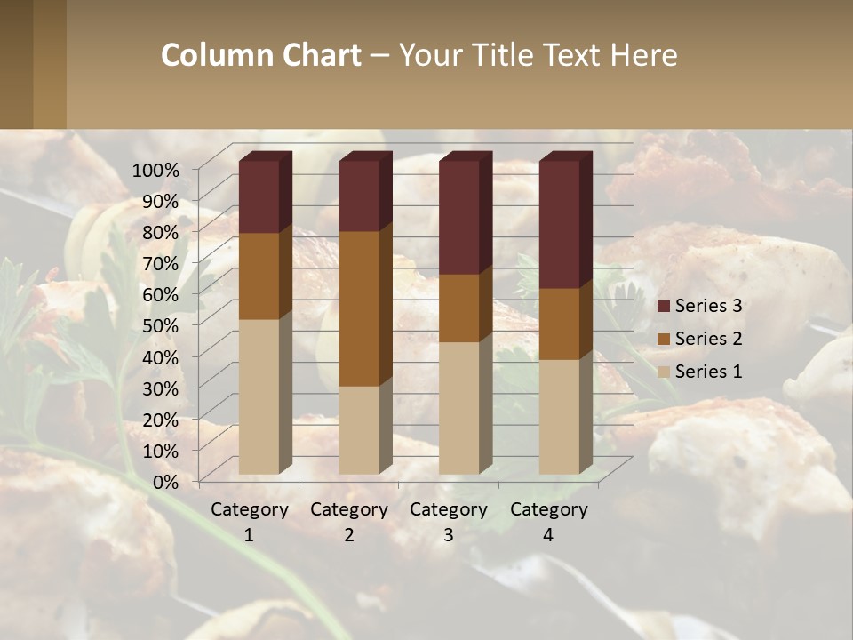 Pensioner Beach Family PowerPoint Template
