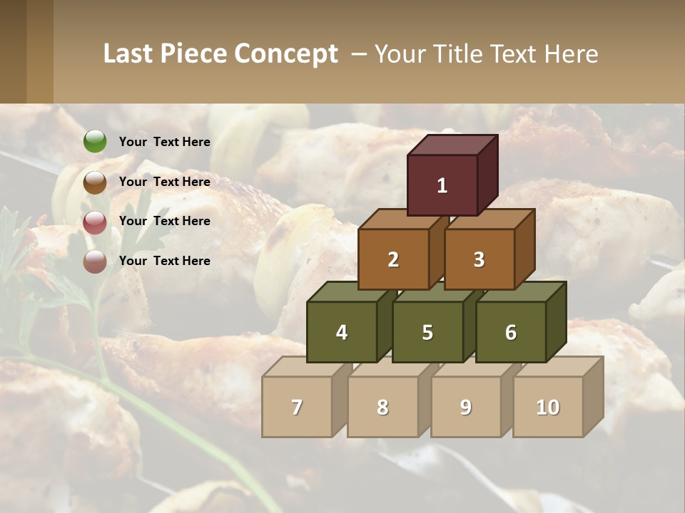 Pensioner Beach Family PowerPoint Template