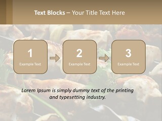 Pensioner Beach Family PowerPoint Template