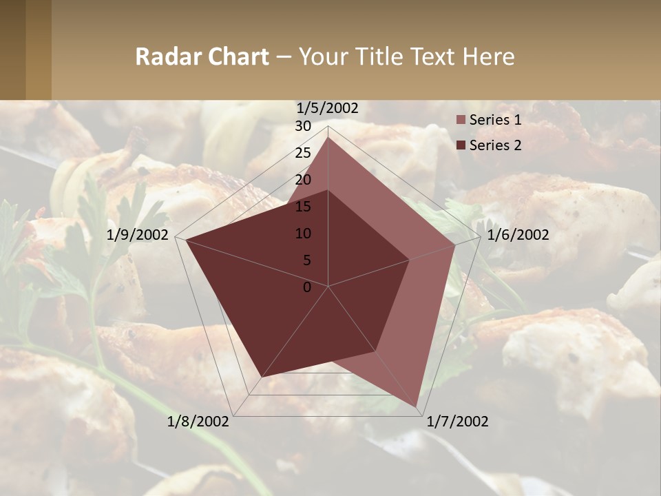 Pensioner Beach Family PowerPoint Template