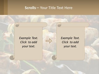 Pensioner Beach Family PowerPoint Template