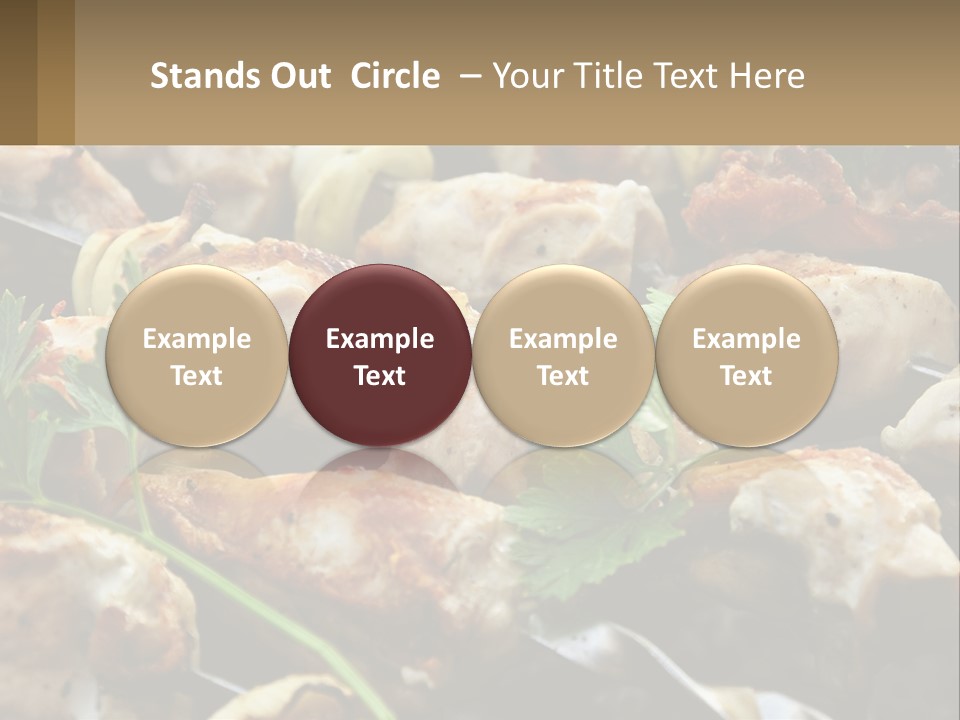 Pensioner Beach Family PowerPoint Template