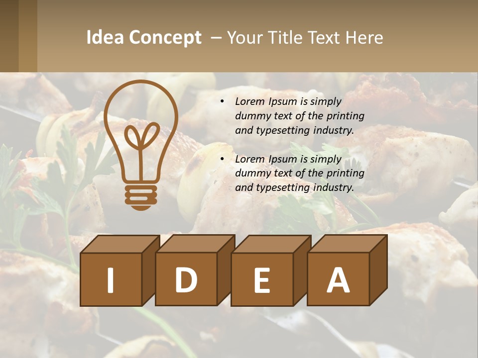 Pensioner Beach Family PowerPoint Template