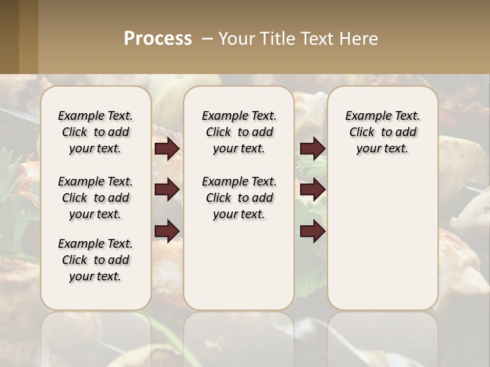 Pensioner Beach Family PowerPoint Template