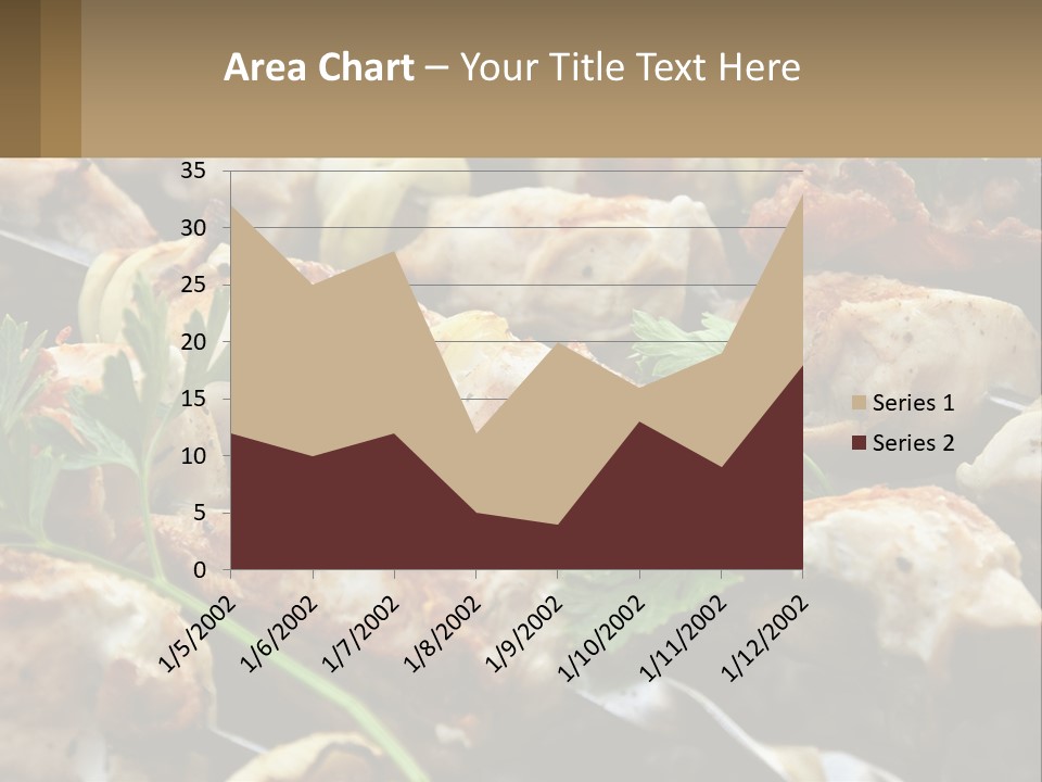 Pensioner Beach Family PowerPoint Template