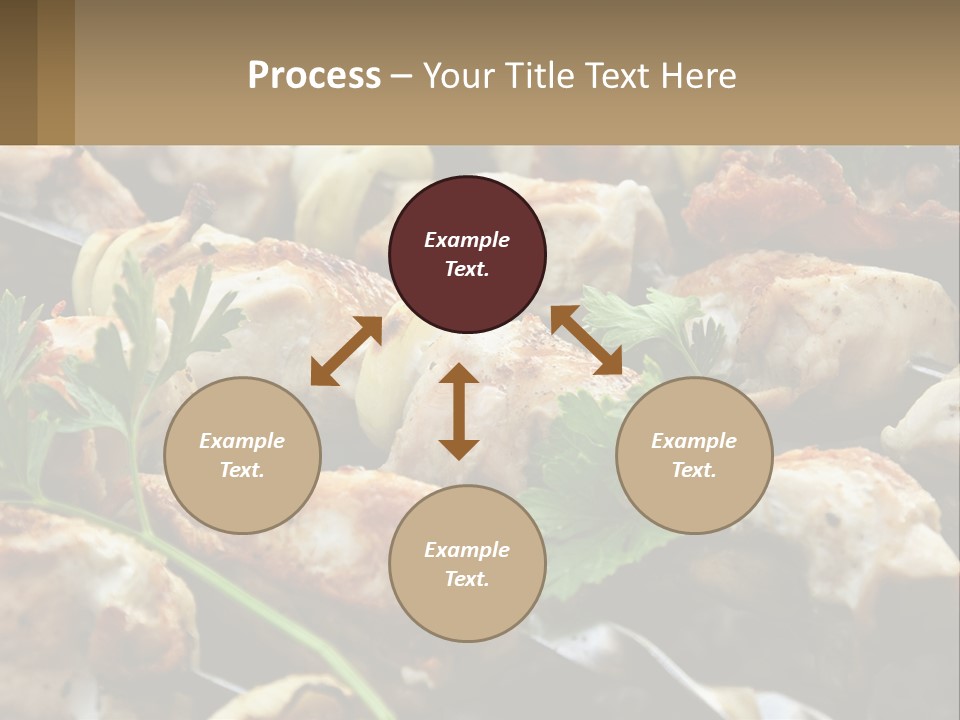 Pensioner Beach Family PowerPoint Template