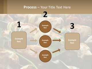 Pensioner Beach Family PowerPoint Template