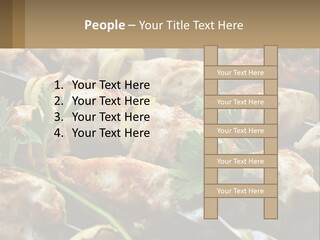 Pensioner Beach Family PowerPoint Template