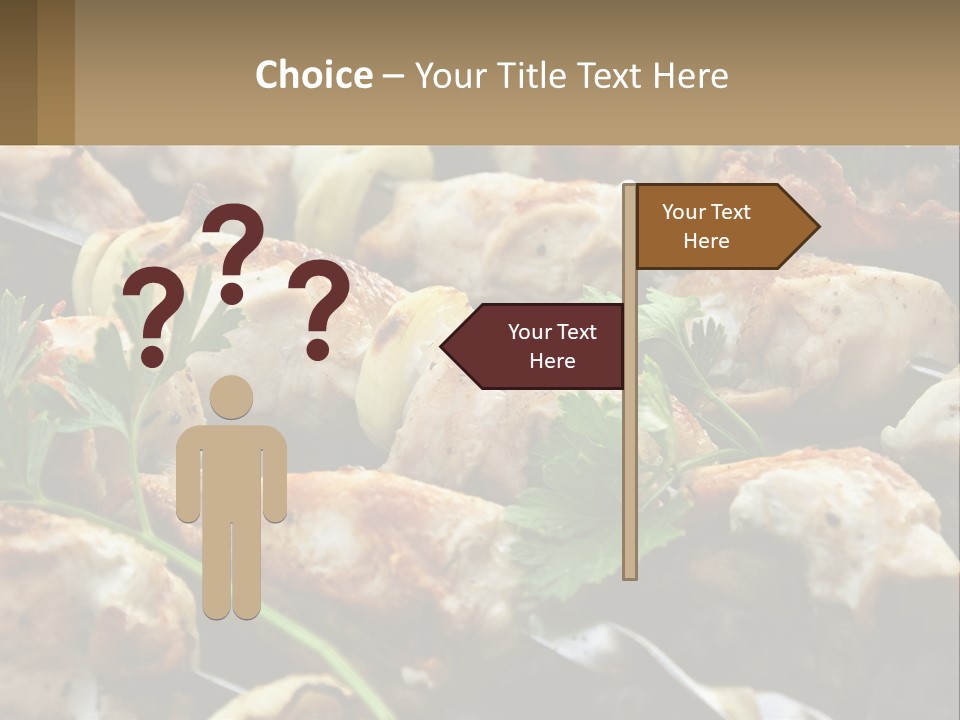 Pensioner Beach Family PowerPoint Template