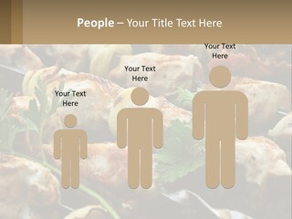 Pensioner Beach Family PowerPoint Template