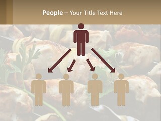 Pensioner Beach Family PowerPoint Template