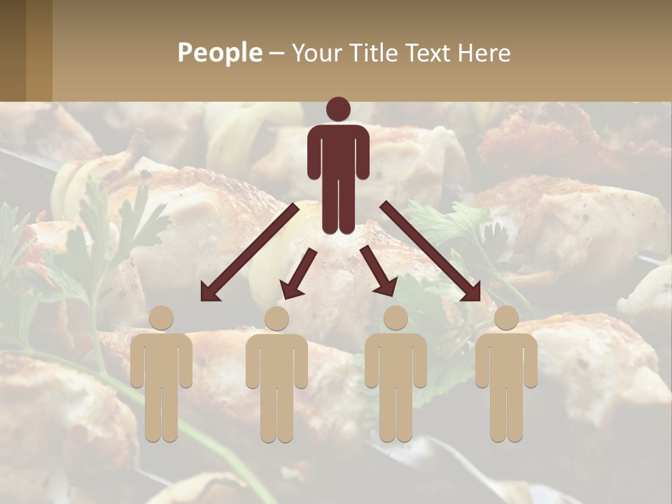 Pensioner Beach Family PowerPoint Template