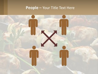 Pensioner Beach Family PowerPoint Template