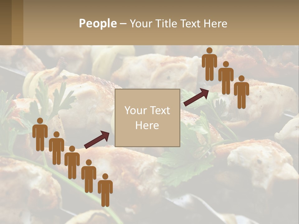 Pensioner Beach Family PowerPoint Template