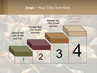 Pensioner Beach Family PowerPoint Template