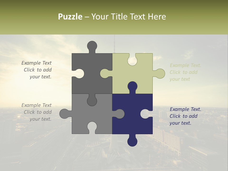 White Life Lifestyle PowerPoint Template