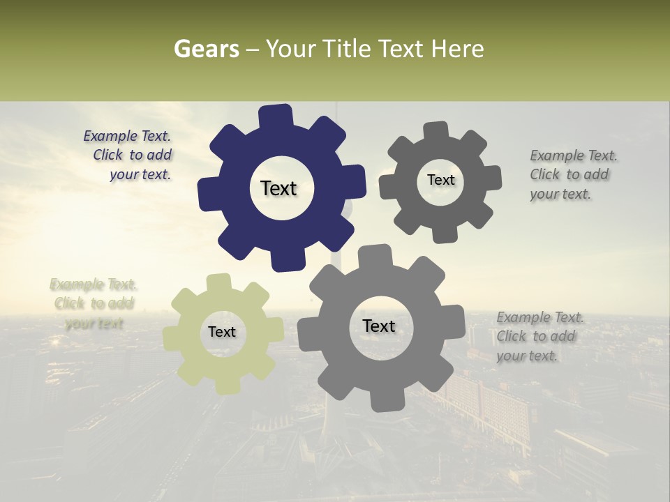 White Life Lifestyle PowerPoint Template