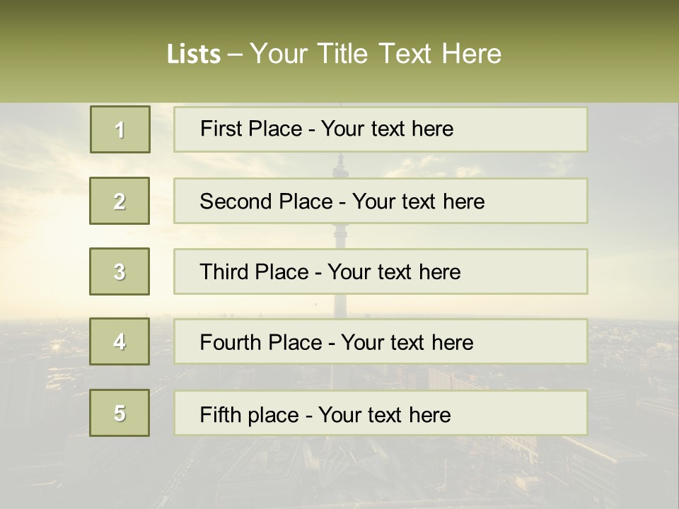 White Life Lifestyle PowerPoint Template