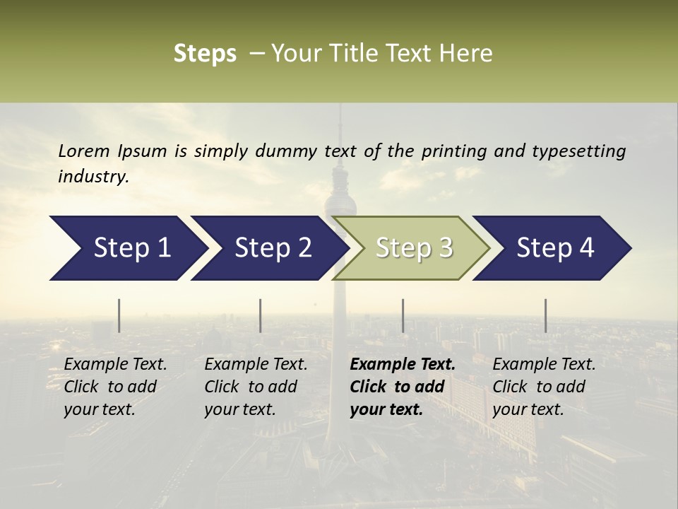 White Life Lifestyle PowerPoint Template