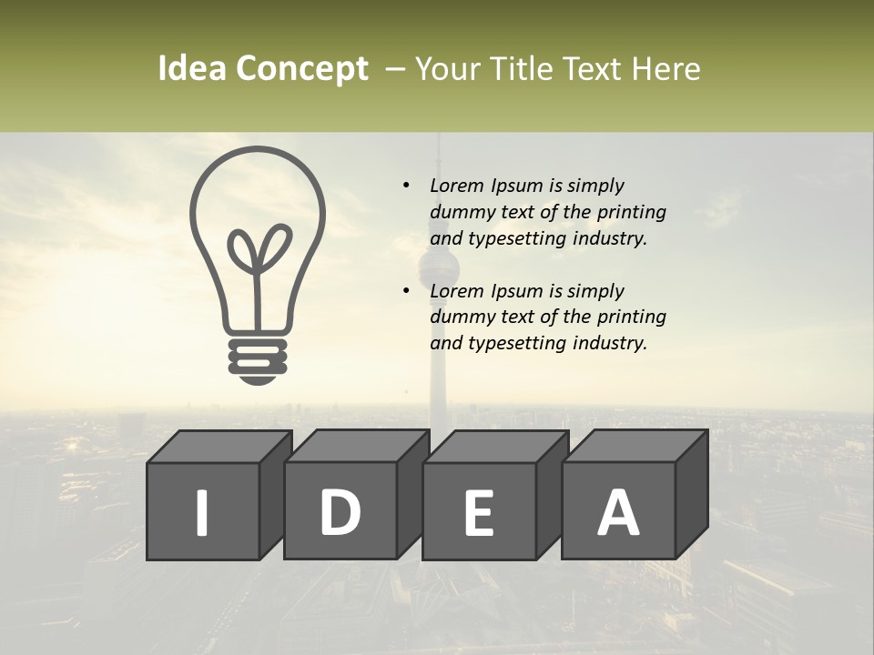 White Life Lifestyle PowerPoint Template