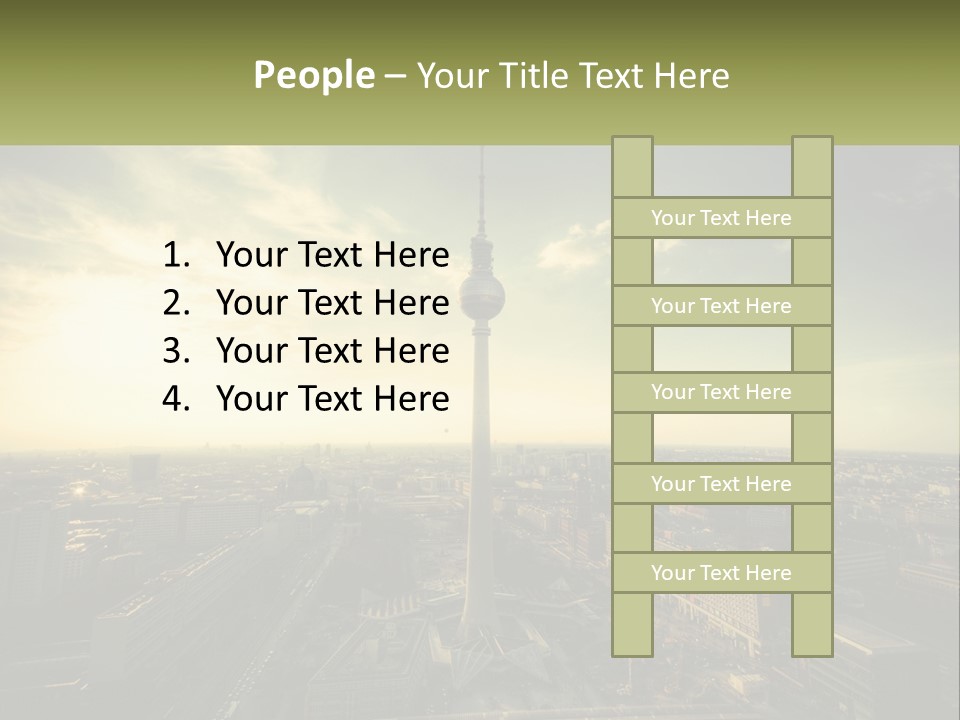 White Life Lifestyle PowerPoint Template