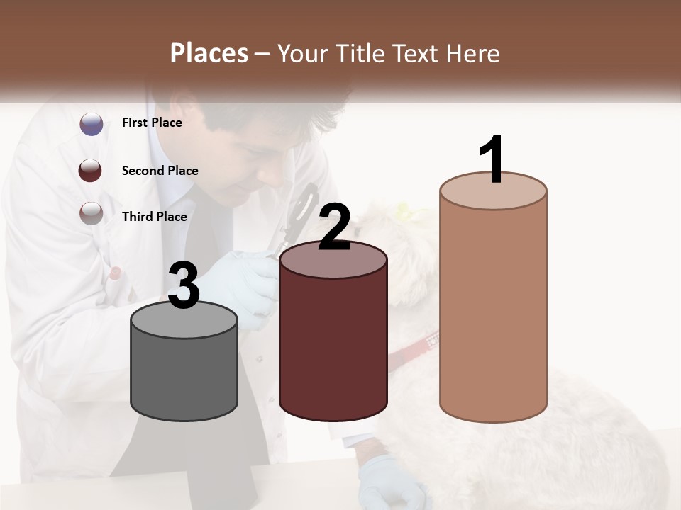 Pensioner Beach Caucasian PowerPoint Template