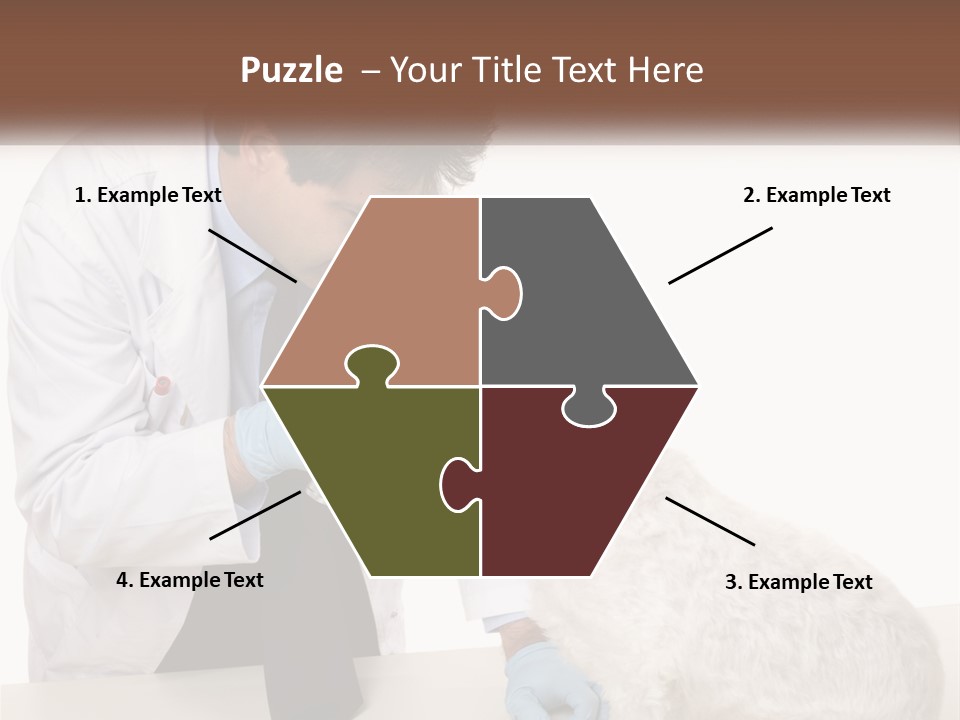 Pensioner Beach Caucasian PowerPoint Template